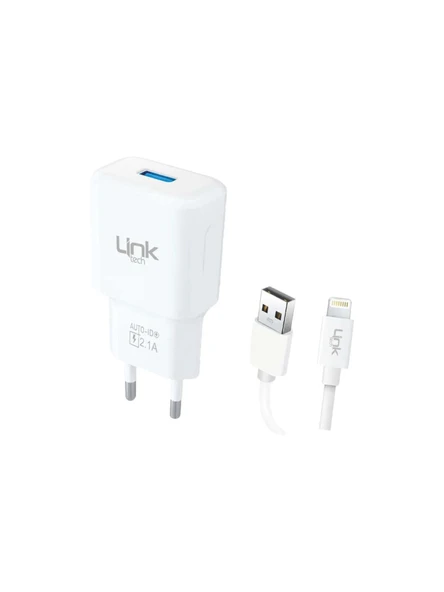 Link Tech T442 10W Lightning Kablolu iPhone Şarj Cihazı - 3