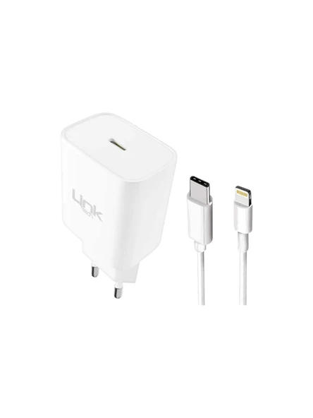 Link Tech C202 Safe PD 20W Tip-C Lightning Kablolu Şarj Cihazı - 3