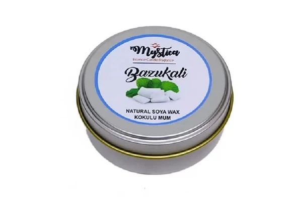 Soya Wax Mum Kokulu Tenekede Bazukalı (sakız) - 2