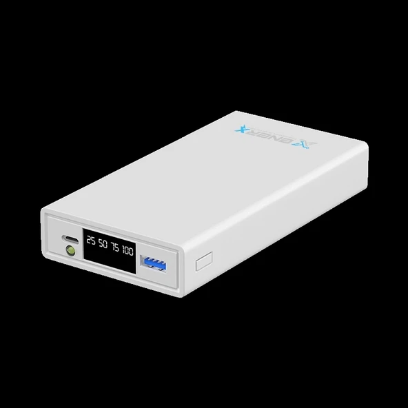 eNeRX Powerbank 20000 mAh 22.5 Watt Led Göstergeli ENR-P2025DT Siyah - 2