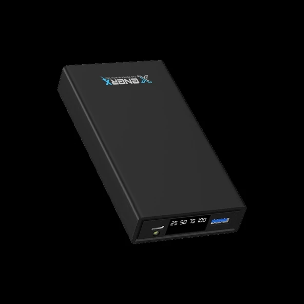 eNeRX Powerbank 20000 mAh 22.5 Watt Led Göstergeli ENR-P2025DT Siyah - 4