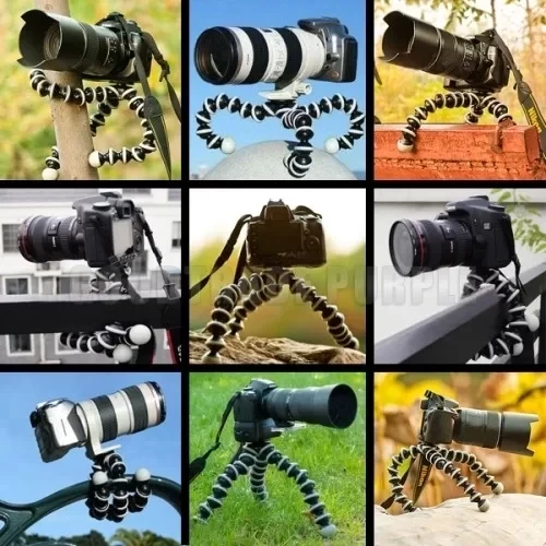 Kamera Cep Telefonu Için Tripod Küçük Ahtapot Tripod - 7