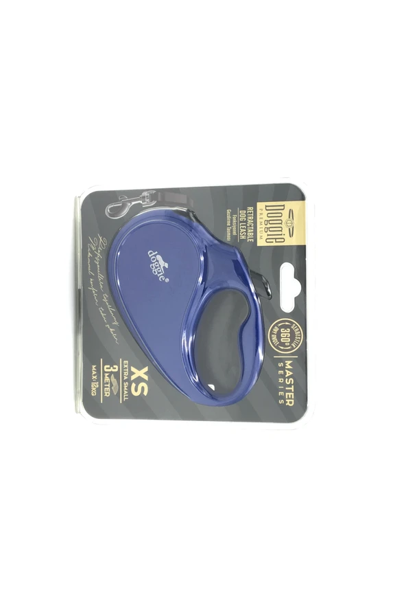 Doggie Master Seri Otomatik Makaralı Köpek Gezdirme 12 kg / 3 M Mavi - 2