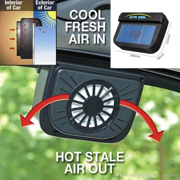 Auto Cool Güneş Enerjisiyle Çalışan Araç İçi Soğutucu - 3