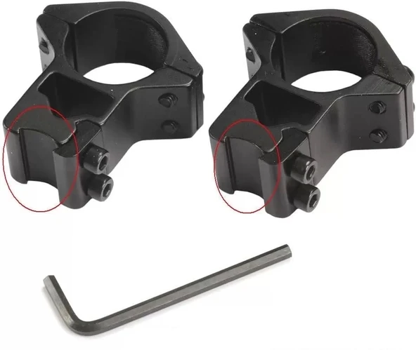 25.4mm Dürbün İçin 11mm Yüksek Havalı  / Av  Ayağı - 2