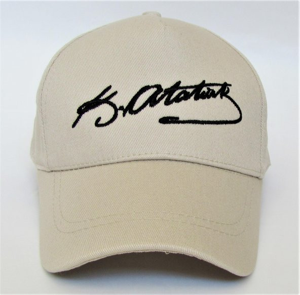 salarticaret Unisex Atatürk İmza Nakışlı Unisex Standart Şapka