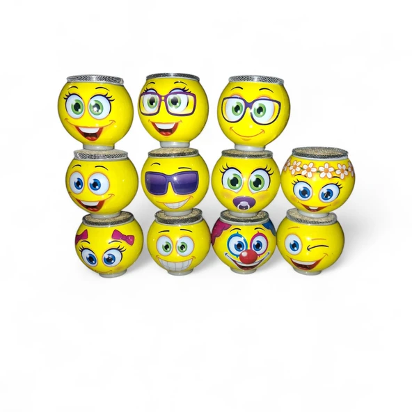 EMOJİLİ ÇİM ADAM 10 ADET