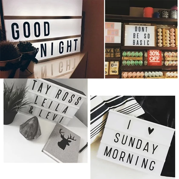 A4 Led Işıklı Yazı Panosu Lightbox - 3
