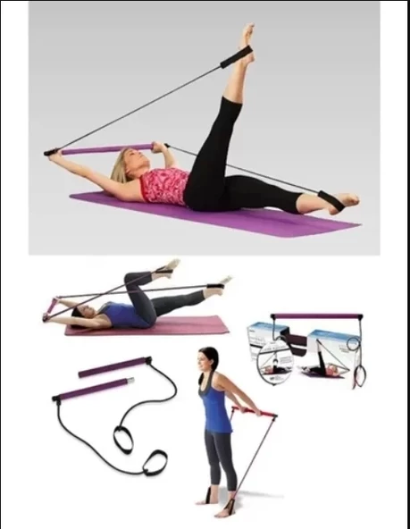 Squat Pilates Studio Evde Spor Egzersiz Çubuğu Squat Pilates Barı - 2