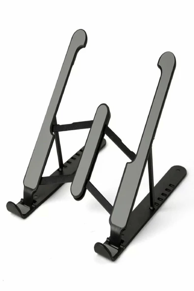 Katlanabilir Laptop Standı - Kaydırmaz Kademe Ayarlı Laptop Tablet Tutucu - 4