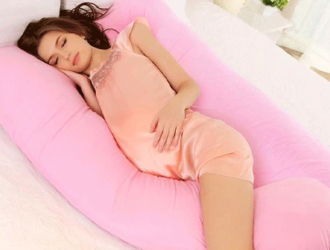 5 Farklı Bölge Destekli Hamile Yastığı ( Pembe ) - 1250gr - 5