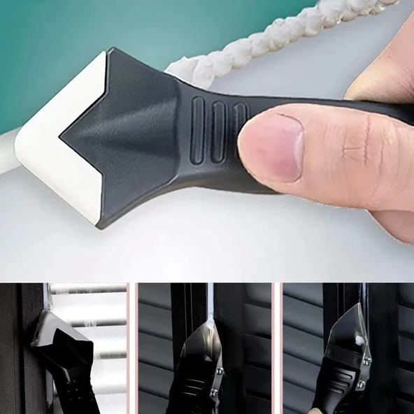 Metal Uçlu Lavabo Küvet Fayans Derz Silikon Sökme Ve Uygulama Seti - 3