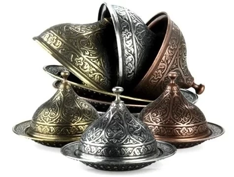 Osmanlı Motifli Lokumluk Büyük - Gümüş - 4