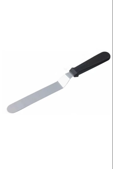 Eğik Pasta Sıvama Spatulası Metal 33 Cm - 4