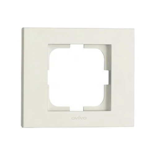 Ovivo - Grano Ara Vavien Permütatör Anahtar Mekanizma+Çerçeve (Beyaz) 600-002XX-214