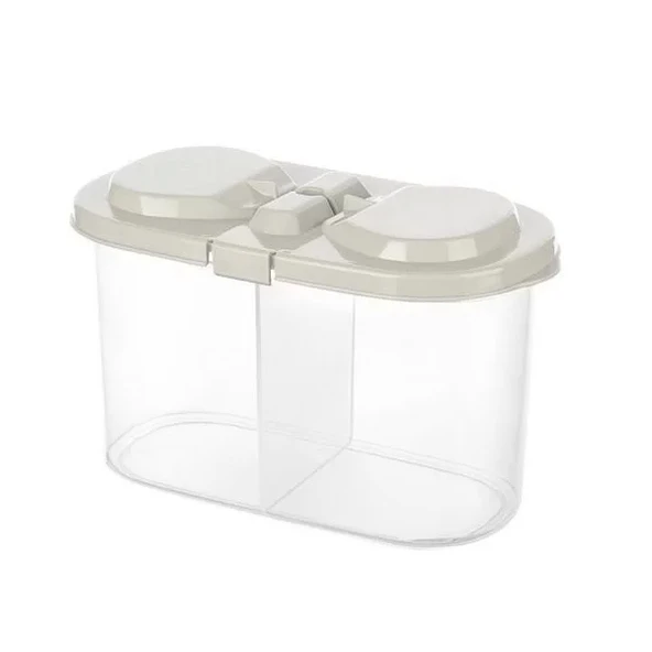2 Bölmeli Saklama Ve Erzak Kabı 1200 Ml - 2