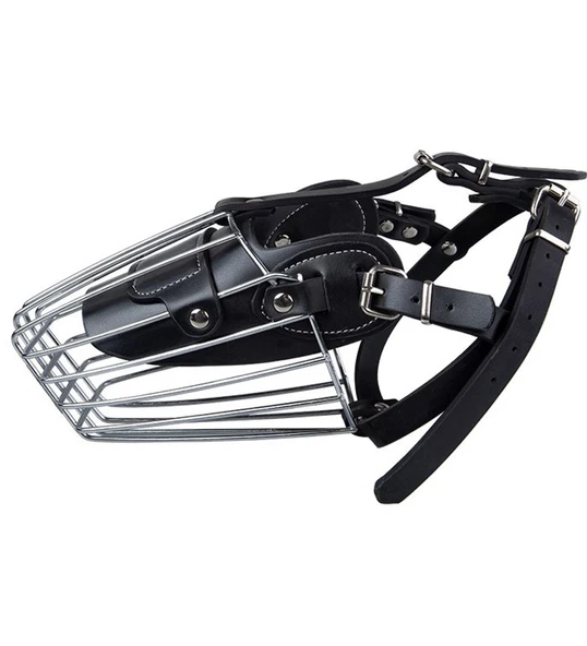 Malineus Metal Köpek Ağızlığı 33 cm Siyah - Resim 2