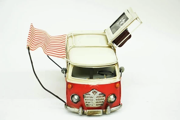 Dekoratif Metal Minibüs Çerçeveli Ve Tenteli - 6