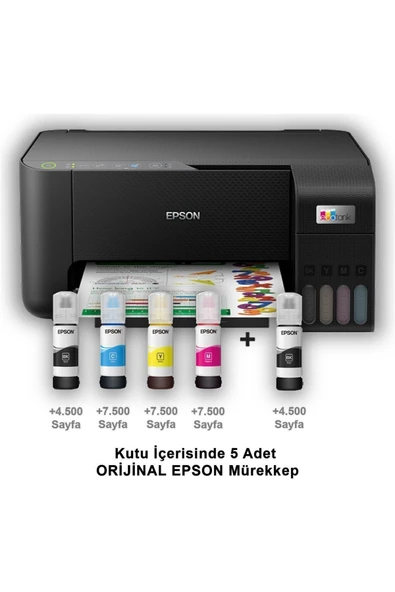 EPSON L3250 Renkli Tanklı Fot-tar-yazıcı A4