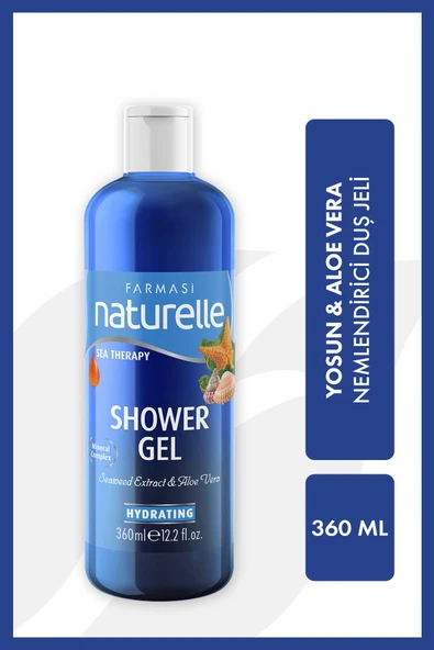 Naturelle Sea Therapy Yosun & Aloe Vera Nemlendirici Duş Jeli 360 ml