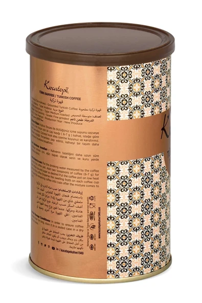 KOCATEPE KAHVE Kocatepe Türk Kahvesi 250 Gr Teneke - 3