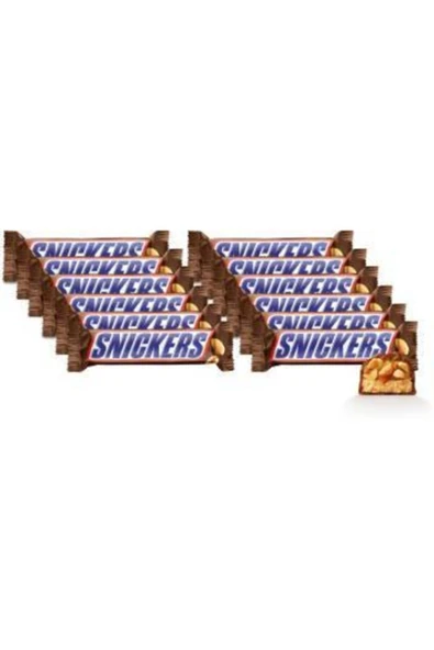 Snickers Yer Fıstıklı 50 Gr 24 Adet Bar Çikolata - 4