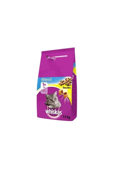 Whiskas Kısır Tavuklu Kedi Maması 1.4 Kg ürün görseli