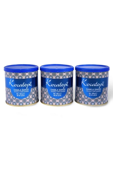 KOCATEPE KAHVE Kocatepe Damla Sakızlı Türk Kahvesi Teneke 100 Gr 3'lü Paket - 3