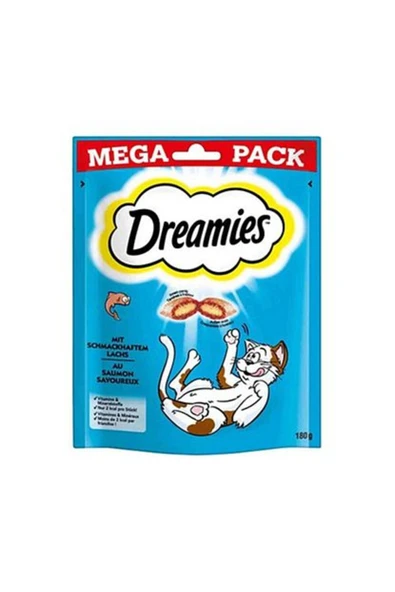 Dreamies Mega Pack Iç Dolgulu Somonlu Kedi Ödülü 180 gr