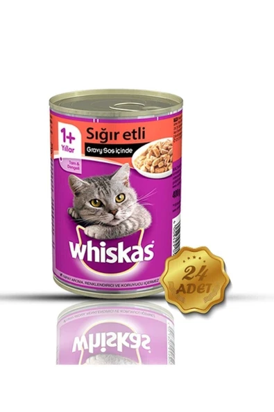 Whiskas Konserve Çeşitleri Karma 400 G 24 Adet ürün görseli 1