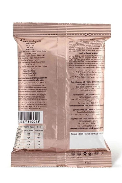 KOCATEPE KAHVE Kocatepe Türk Kahvesi 100 Gr Folyo 12'li Paket - 2