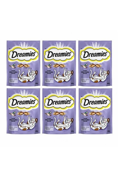Dreamies Ördekli Kedi Ödülü 6x60 gr