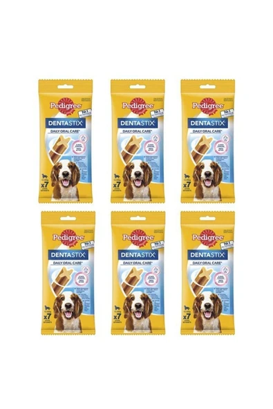 Pedigree Dentastix Medium Large 7 Li Köpek Ödül Maması 180 Gr X 6 Adet - Resim 2