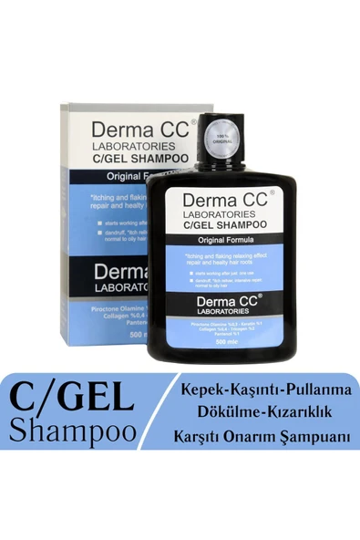 Derma CC LABORATORIES C/gel Şampuan Saç Dökülmesi-kepek-kaşıntı Karşıtı Ve Şampuanı 500ml - 2
