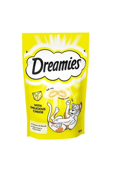 Dreamies Ödül Maması 60gr 6'lı Karışık Set + Mama Kabı Hediyeli - 4