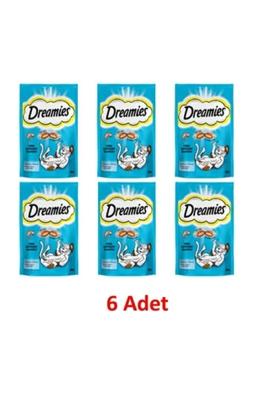 Dreamies Somonlu Kedi Ödül Maması 60 gr 6 Adet - 2