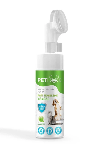 PetLook Köpek Pati Temizleme Köpüğü ve Kedi Pati Temizleme Köpüğü Aloa Vera Özlü 150 ml - 2