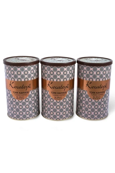 KOCATEPE KAHVE Türk Kahvesi 250 gr Teneke 3 'lü Paket - 2