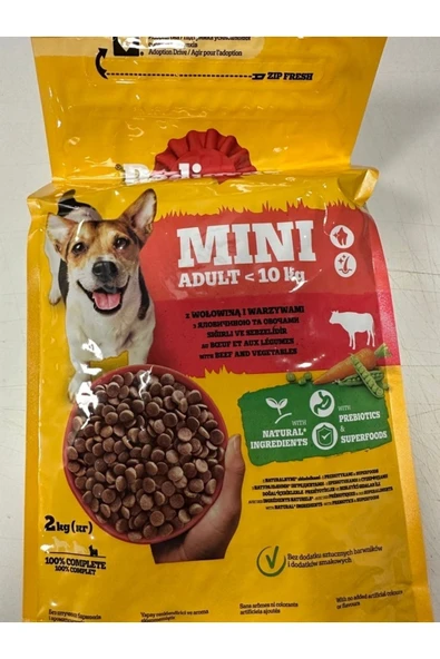 Pedigree Biftekli Sebzeli Küçük Irk Yetişkin Köpek Maması 2 Kg Vital ürün görseli 1