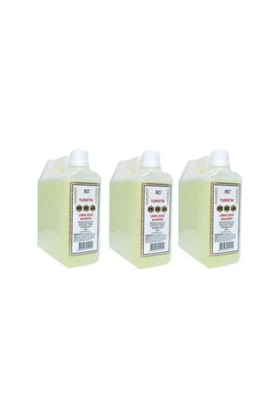 Pereja Limon Kolonyası 80 Derece 1000 Ml (3 Adet ) - 2