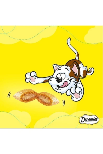 Dreamies Somonlu Kedi Ödül Maması 60 gr 6 Adet - 4