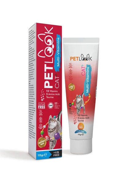 PetLook Multivitamin Kedi Maltı 115 GR, Kedi Malti, Kedi Ödülü ve Kedi Vitamini - 2