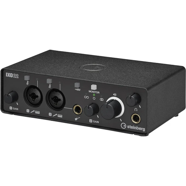 Steinberg IXO22 - Mobil Uyumlu 2x2 USB Ses Kartı (Siyah) - 4