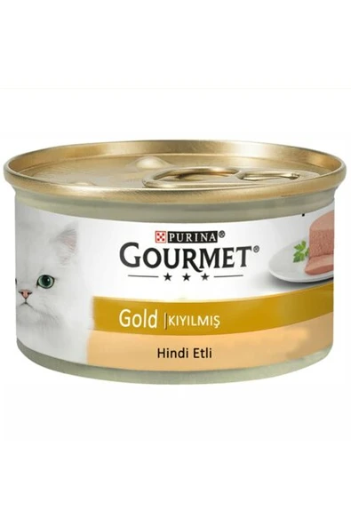 Purina Gourmet Gold Kıyılmış Hindi Etli Kedi Konservesi 85 gr ürün görseli