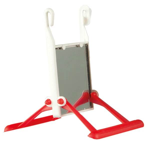 Kardelen Aynalı Tünekli Dikdörtgen Kuş Salıncağı 8*12*13 cm - Resim 3