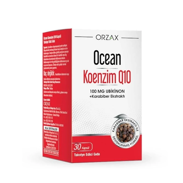Ocean Koenzim Q10 Takviye Edici Gıda 30 Kapsül ürün görseli 1
