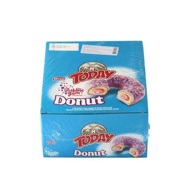 Today Donut Bubblegum (Sakız Aromalı) Kek 35 Gr. 24 Adet (1 Kutu) ürün görseli