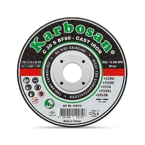 KARBOSAN 180X3,0 MERMER KESİCİ - 25 ADET
