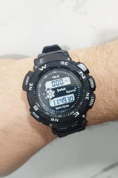 Single Sword Su Geçirmez Şafak Sayar Asker Saati&Erkek Kol Saati - 2