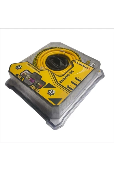 Soundmax SX-AWG42 4 GA Oto Anfi Kablo Kiti - 3